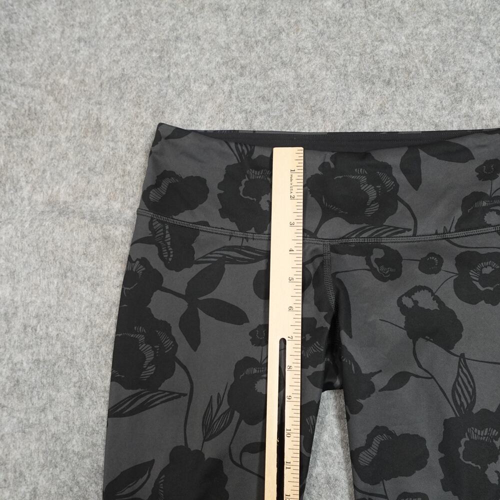 Lululemon Leggings Womens 6 Wunder Under Crop Floral Yoga Run Workout Gym - Picture 3 of 8